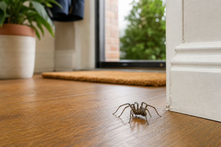 araignées dans la maison